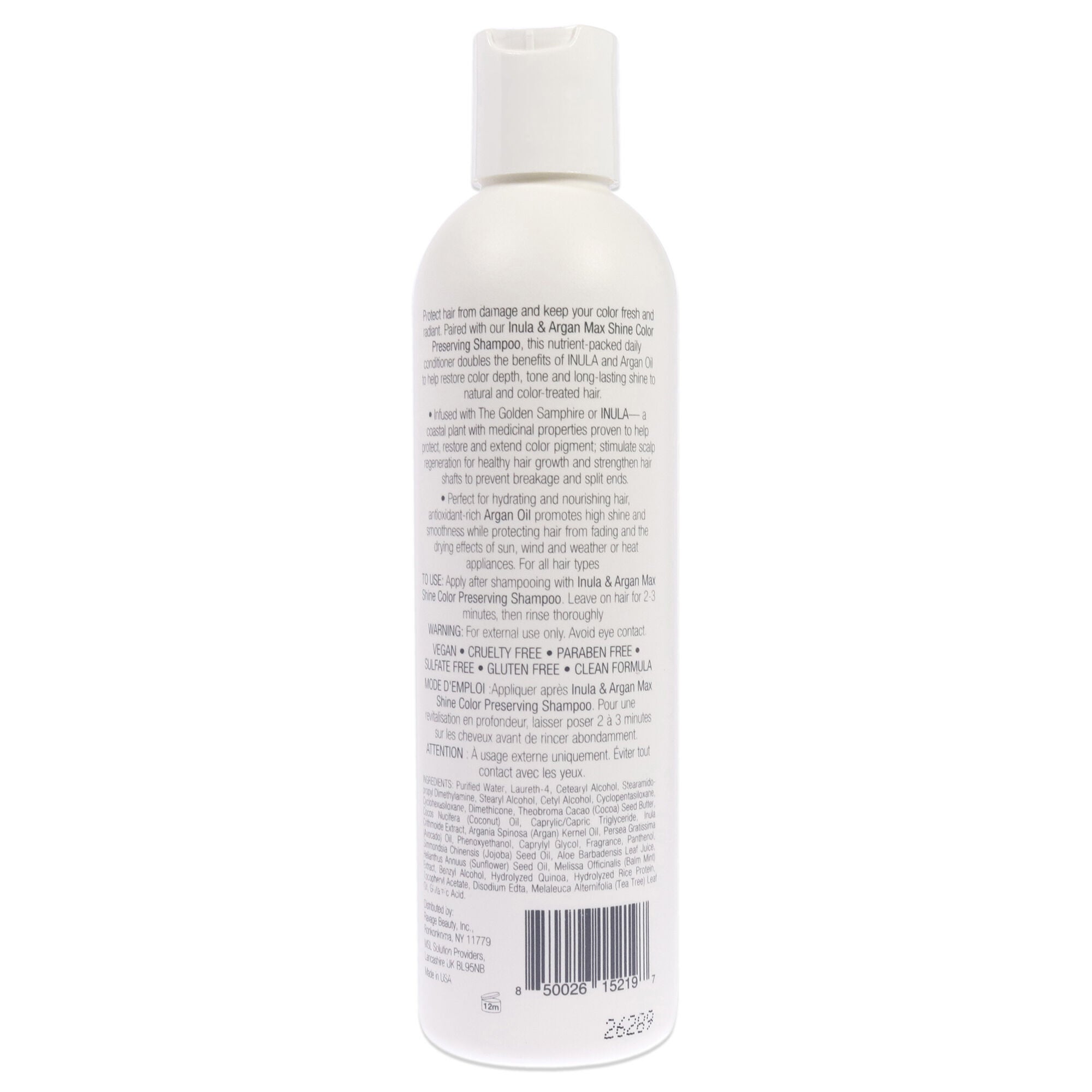 Inula Plus Argan Max Shine Color Preserving Conditioner by e.fek.tiv for Unisex - 8 oz Conditioner, See Description, alternate image number 1
