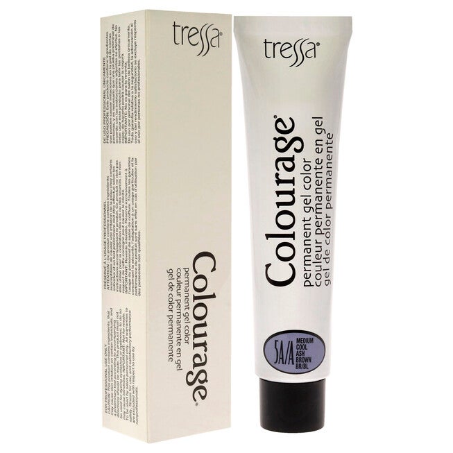 Colourage Permanent Gel Color - 5AA Medium Cool Ash Brown by Tressa for Unisex - 2 oz Hair Color, NA, alternate image number null