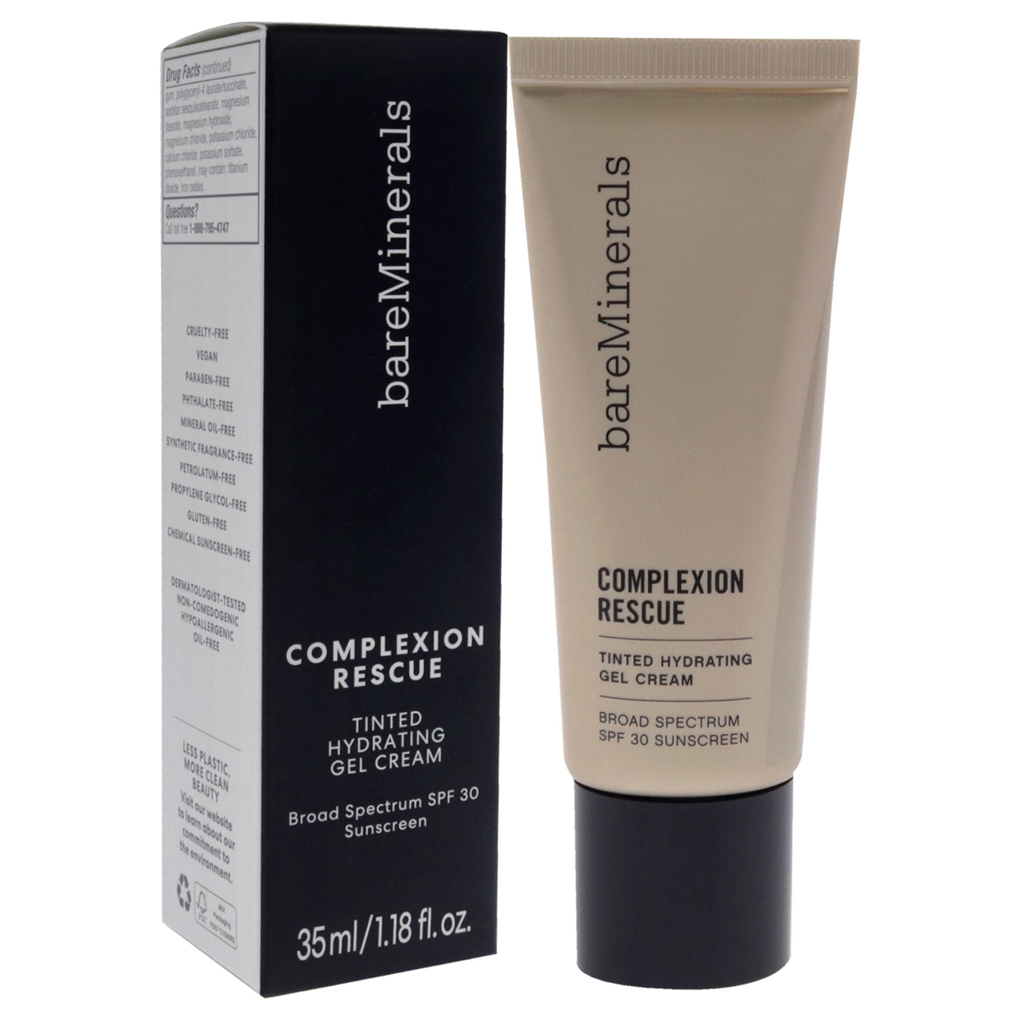 Complexion Rescue Tinted Hydrating Gel Cream SPF 30 - 03 Buttercream by bareMinerals for Women - 1.18 oz Foundation, , alternate image number 7