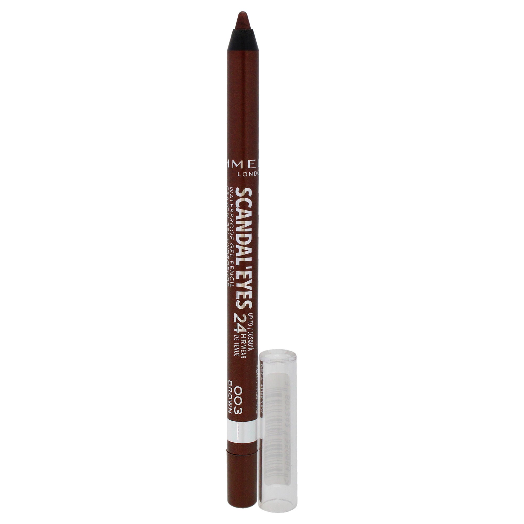Scandaleyes 24Hr Waterproof Gel Pencil - 003 Brown by Rimmel London for Women - 0.04 oz Eyeliner, See Description, hi-res image number 0