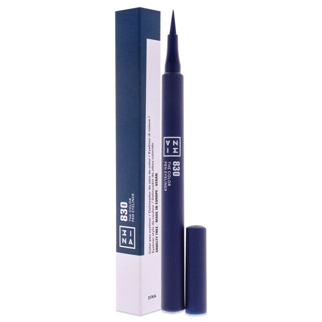 The Color Pen Eyeliner - 830 Navy blue by 3INA for Women - 0.034 oz Eyeliner, NA, alternate image number null