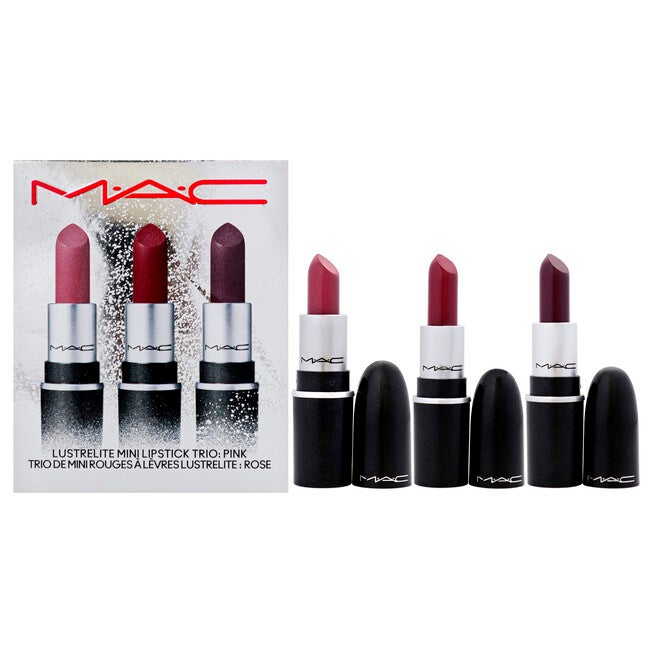 Lustrelite Mini Lipstick Trio - Pink by MAC for Women - 3 Pc Gift Set, NA, hi-res image number null