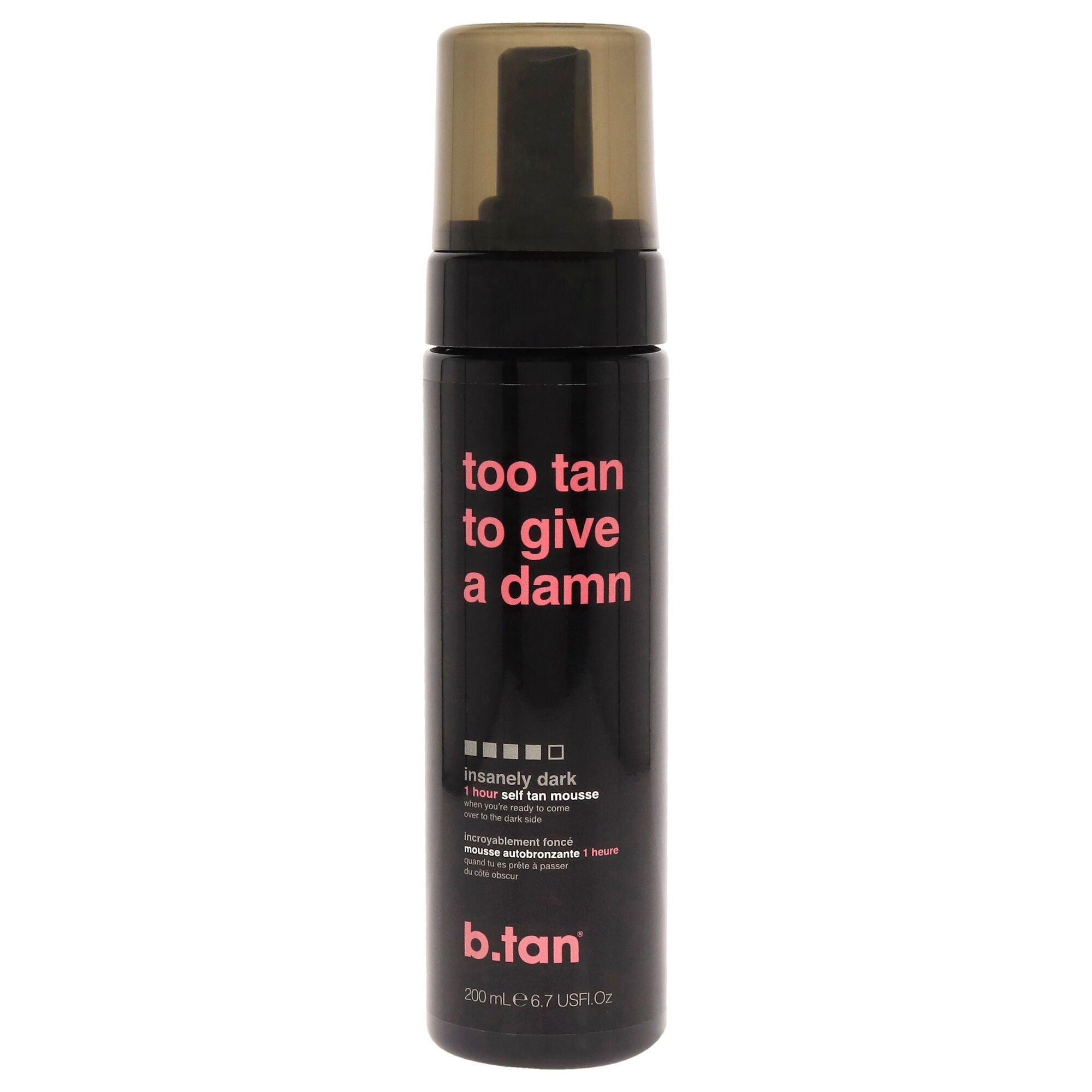 Too Tan To Give A Damn Self Tan Mousse by B.Tan for Unisex - 6.7 oz Mousse, See Description, hi-res image number 0