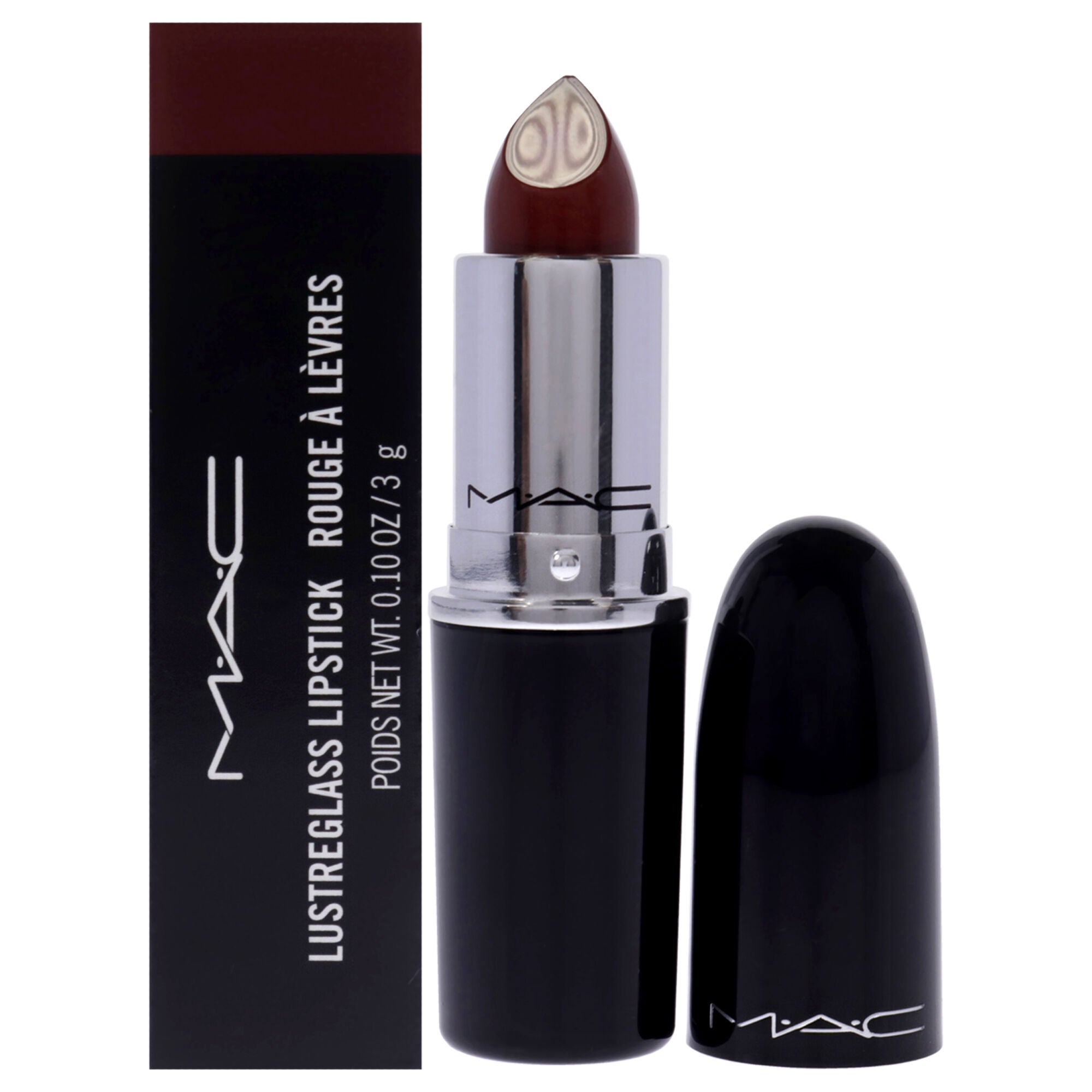 Lustreglass Lipstick - 549 PDA by MAC for Women - 0.1 oz Lipstick, Red, hi-res image number 0