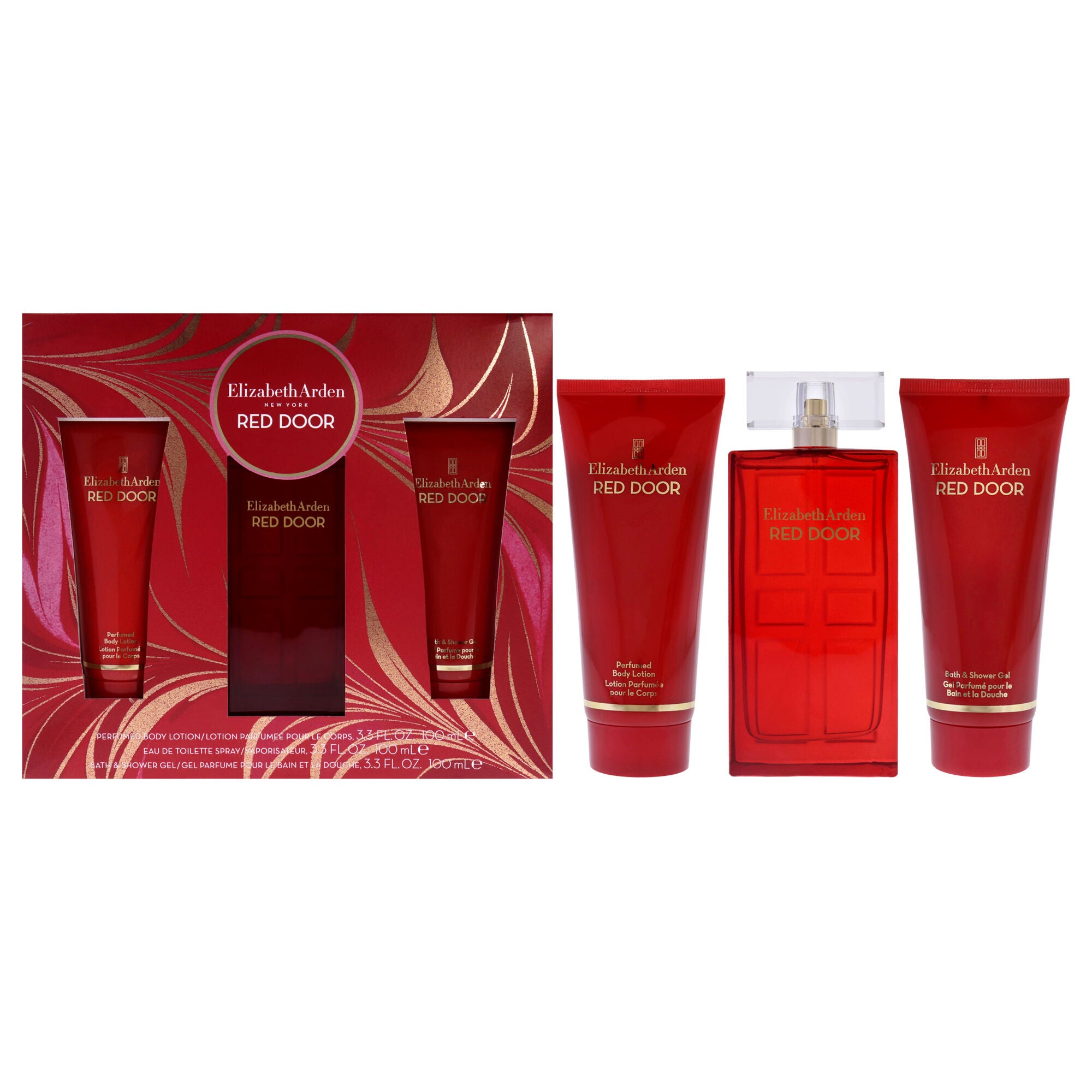 Red Door by Elizabeth Arden for Women - 3 Pc Gift Set 3.3oz EDT Spray, 3.3oz Body Lotion, 3.3oz Bath & Shower Gel, , alternate image number 5