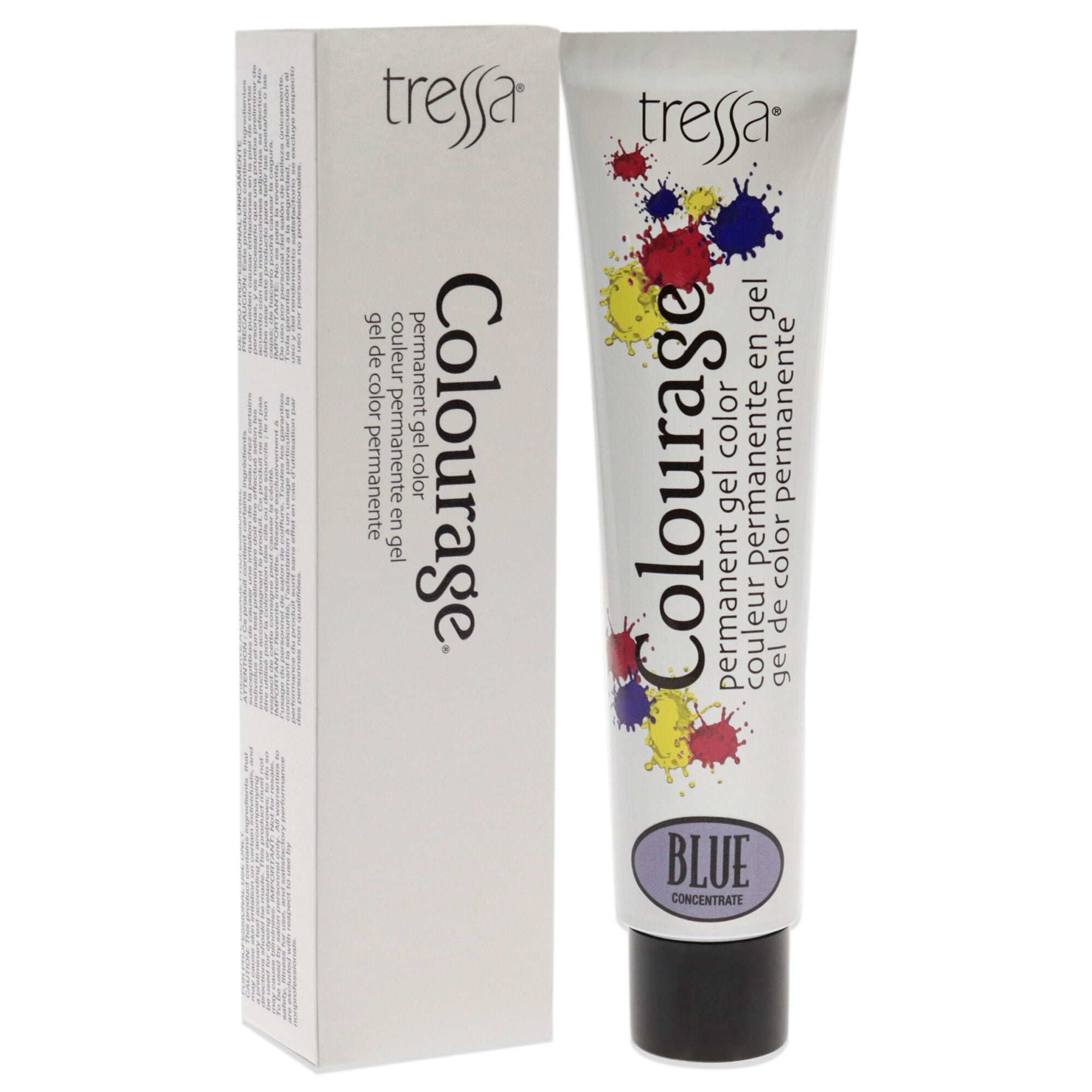 Colourage Permanent Gel Color - Blue Concentrate by Tressa for Unisex - 2 oz Hair Color, See Description, alternate image number 2