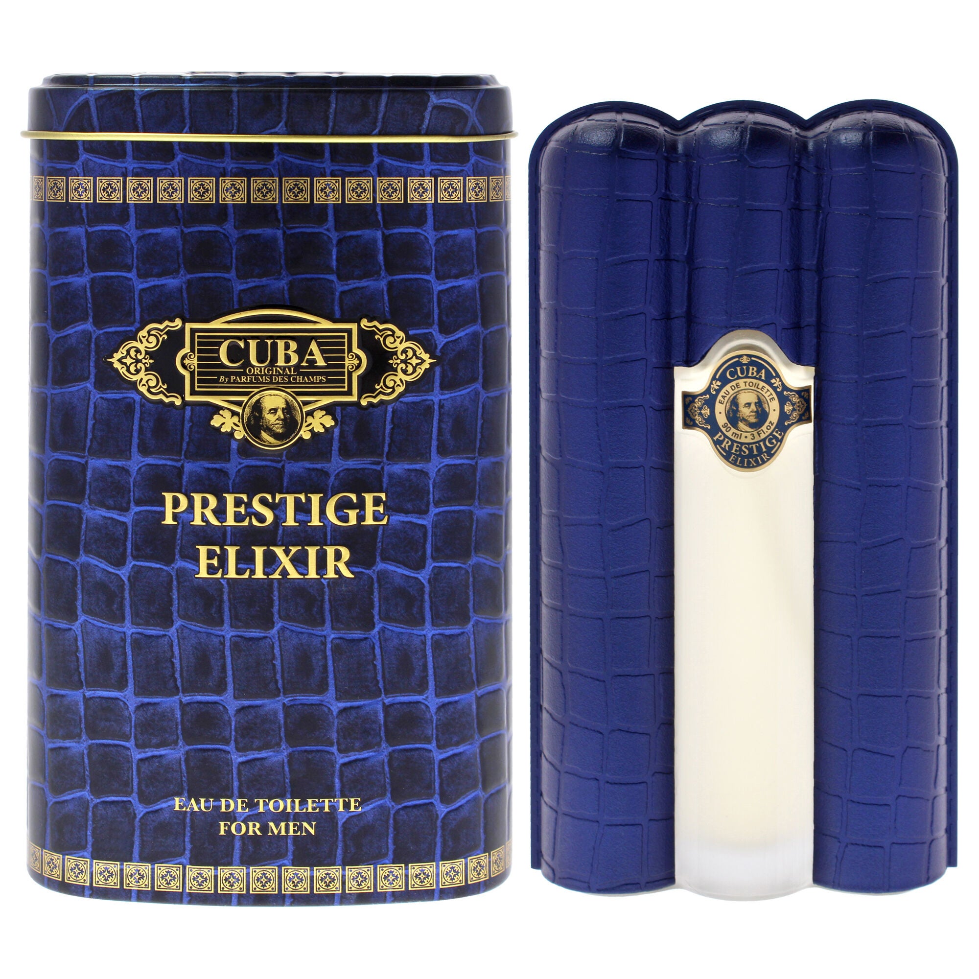 Cuba Prestige Elixir by Cuba for Men - 3 oz EDT Spray, Clear, hi-res image number 0