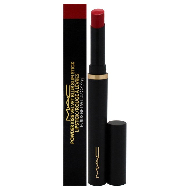 Powder Kiss Velvet Blur Slim Stick - 889 Ruby New by MAC for Women - 0.07 oz Lipstick, NA, hi-res image number null