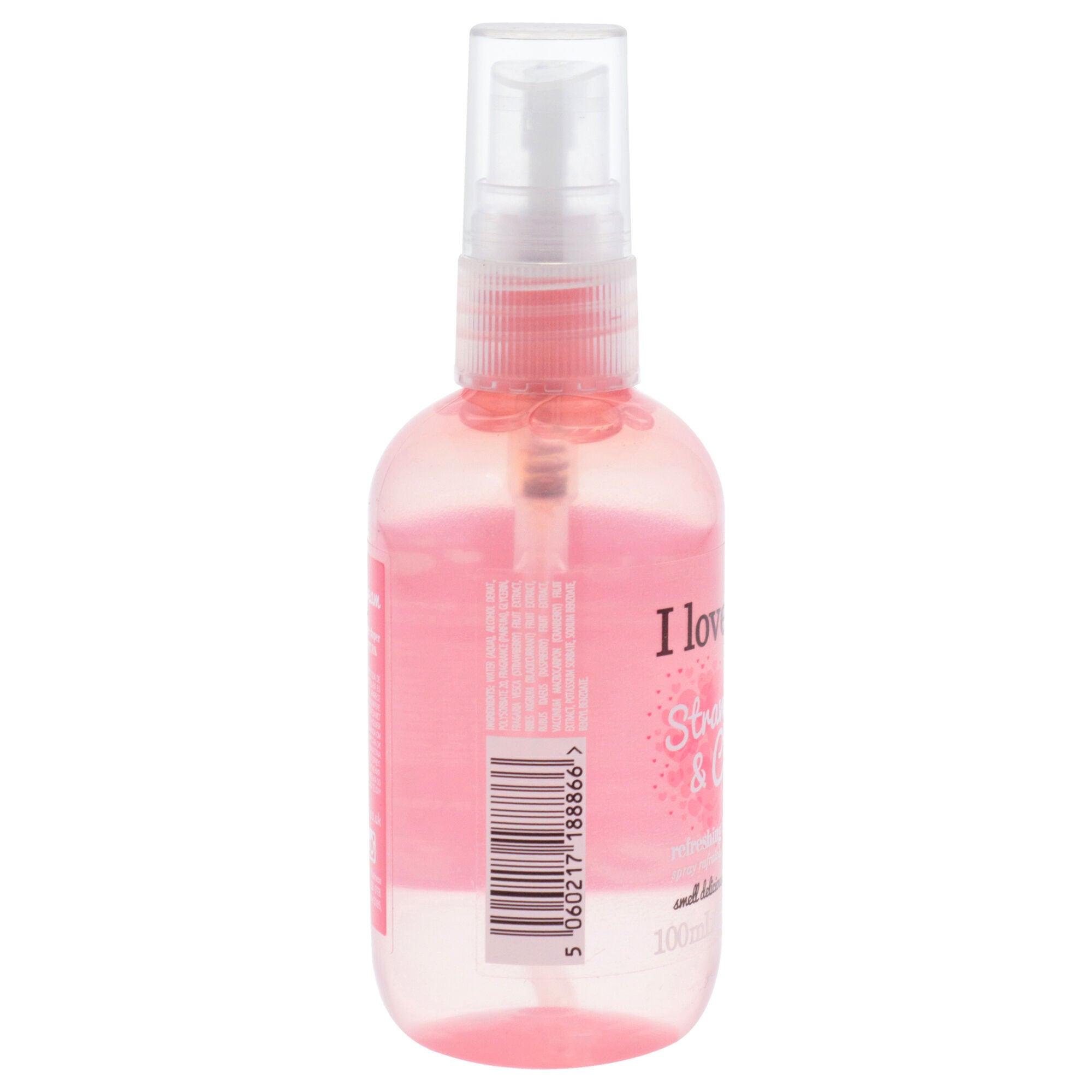 Refreshing Body Spritzer - Strawberries and Cream by I Love Cosmetics for Women - 3.4 oz Body Spray, See Description, alternate image number 2
