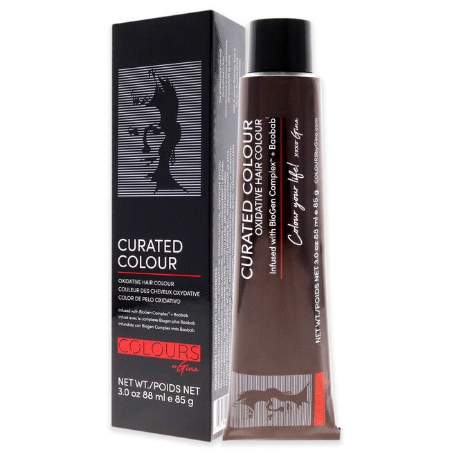 Curated Colour - 6.3-6GV Dark Beige Blonde by Colours By Gina for Unisex - 3 oz Hair Color, NA, alternate image number null