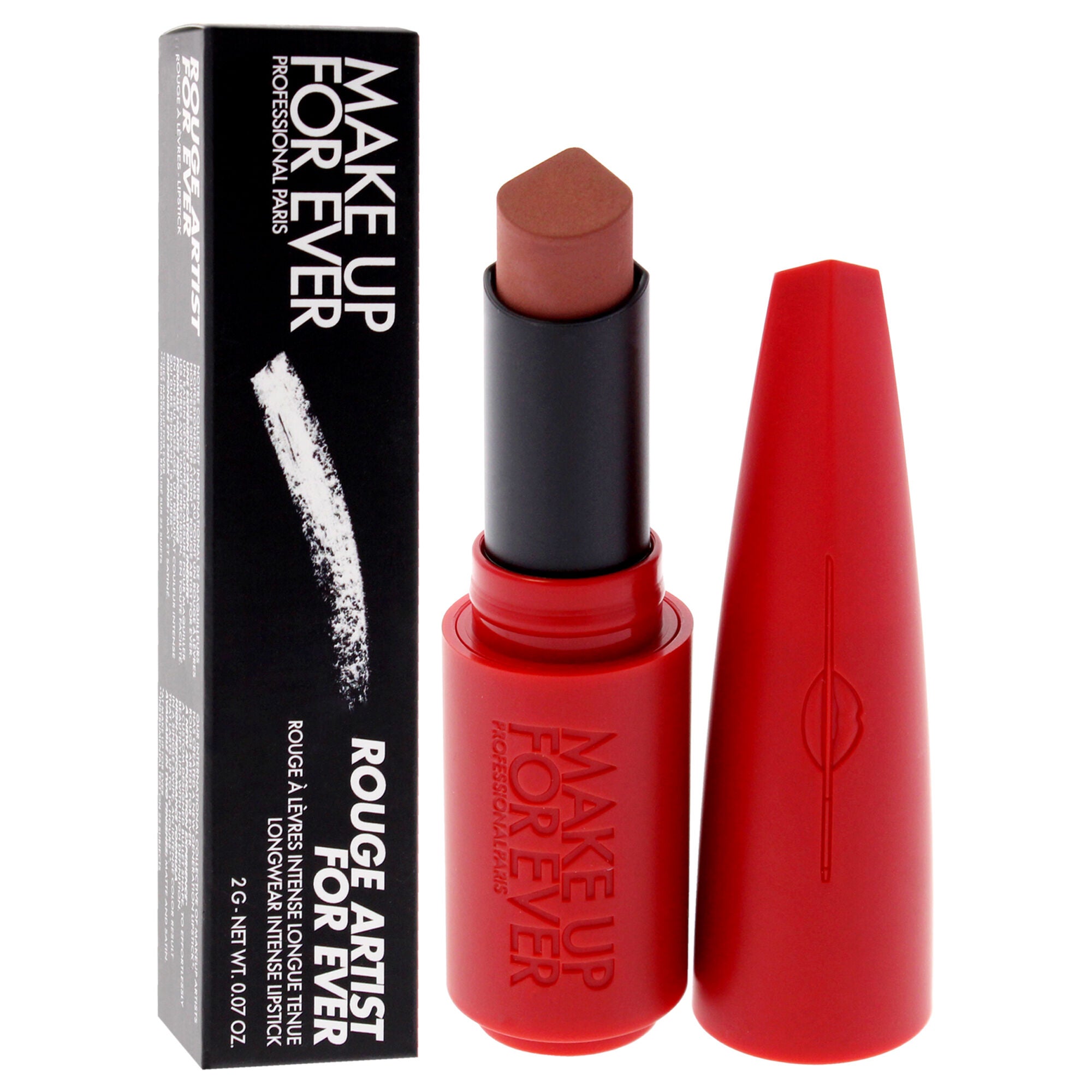 Rouge Artist For Ever Matte Lipstick - 606 Wherever Walnut by Make Up For Ever for Women - 0.07 oz Lipstick, Brown, alternate image number 2