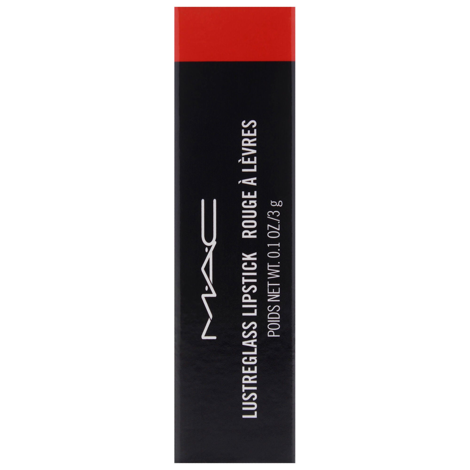 Lustreglass Lipstick - 552 TNTeaser by MAC for Women - 0.1 oz Lipstick, Red, alternate image number 4