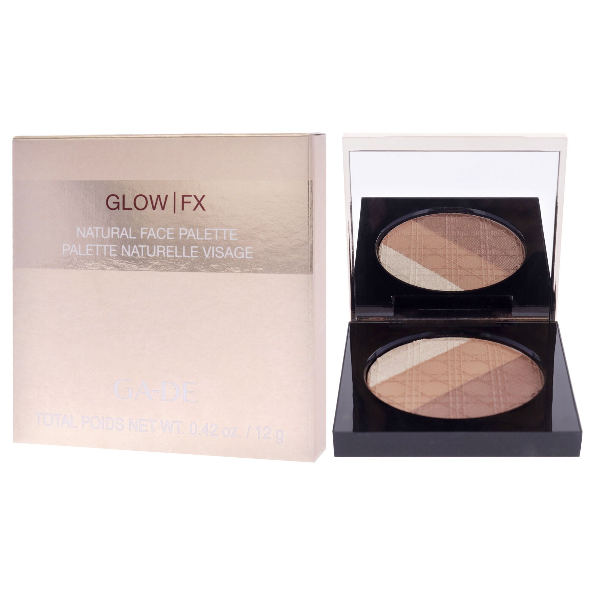 Glow FX Natural Face Palette - 135 Cool Plus Cozy by GA-DE for Women - 0.42 oz Palette, See Description, alternate image number 3