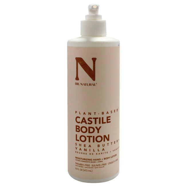 Castile Body Lotion - Shea Butter plus Vanille by Dr. Natural for Unisex - 16 oz Body Lotion, See Description, hi-res image number null