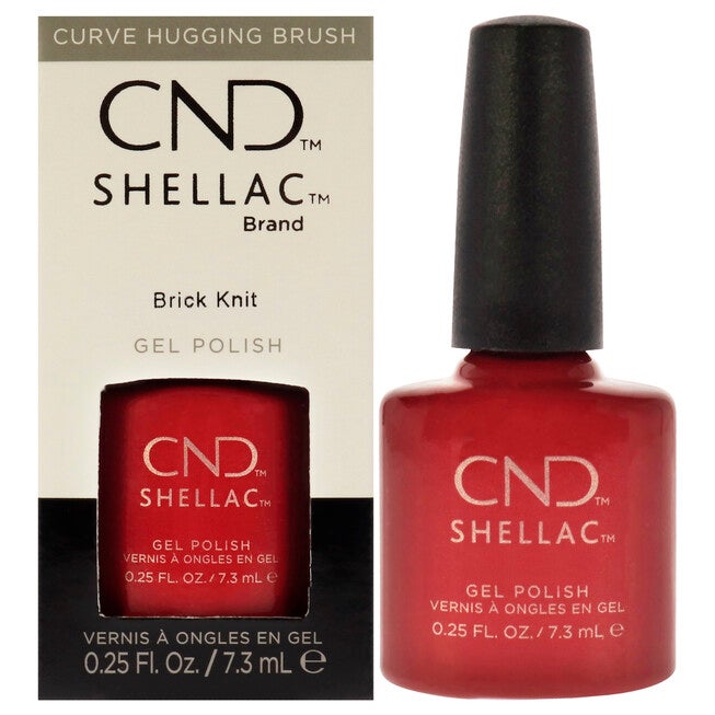 Shellac Nail Color - Brick Knit by CND for Women - 0.25 oz Nail Polish, NA, hi-res image number null