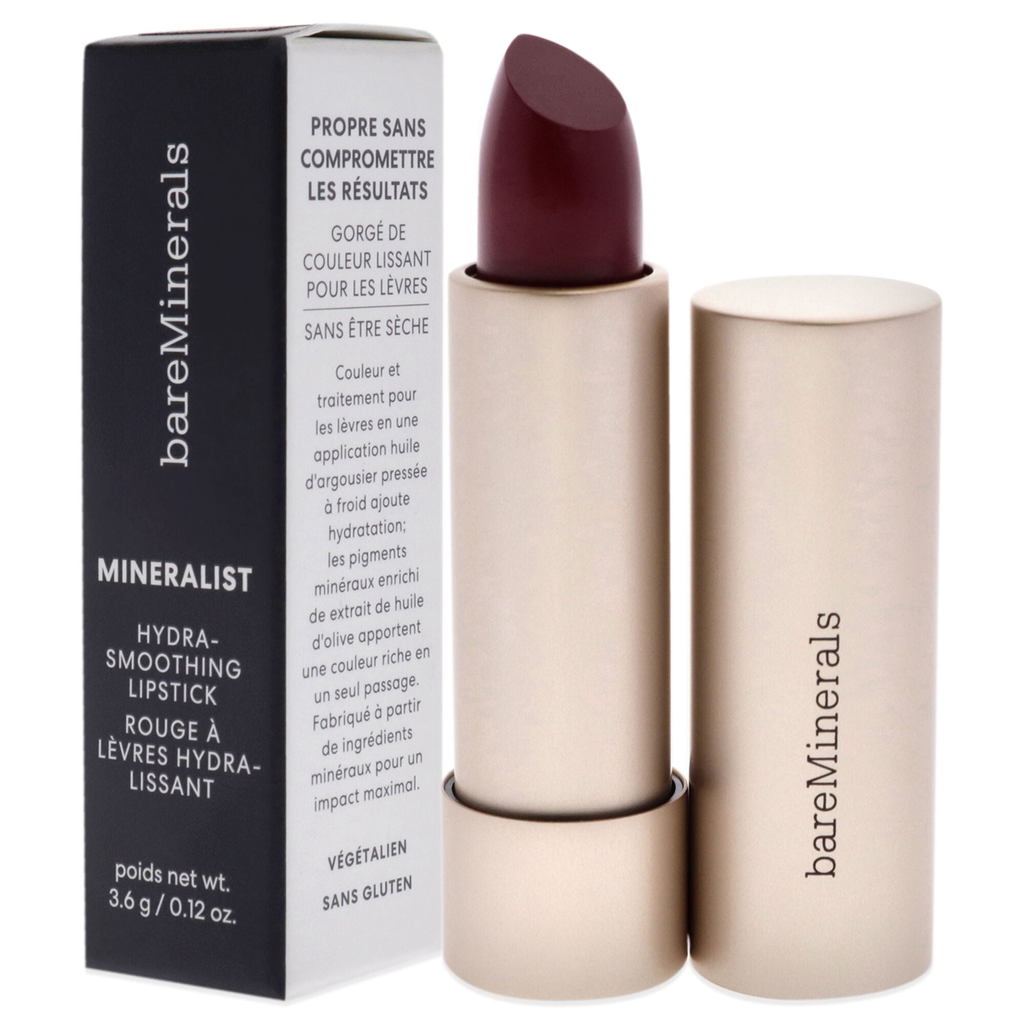 Mineralist Hydra-Smoothing Lipstick - Fortitude by bareMinerals for Women - 0.12 oz Lipstick, , alternate image number 7