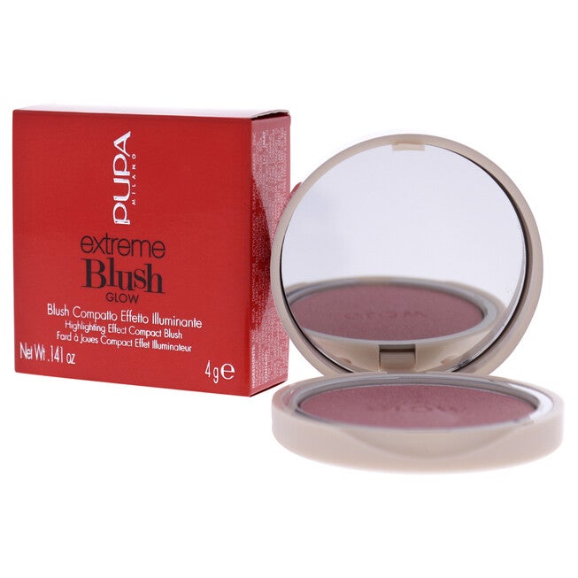Extreme Blush Glow - 100 Exotic Rose by Pupa Milano for Women - 0.141 oz Blush, , alternate image number null