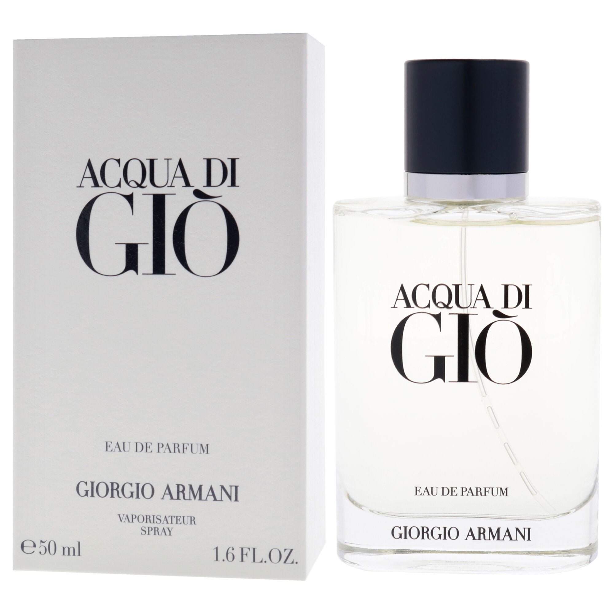 Acqua Di Gio by Giorgio Armani for Men - 1.6 oz EDP Spray, Clear, alternate image number 3