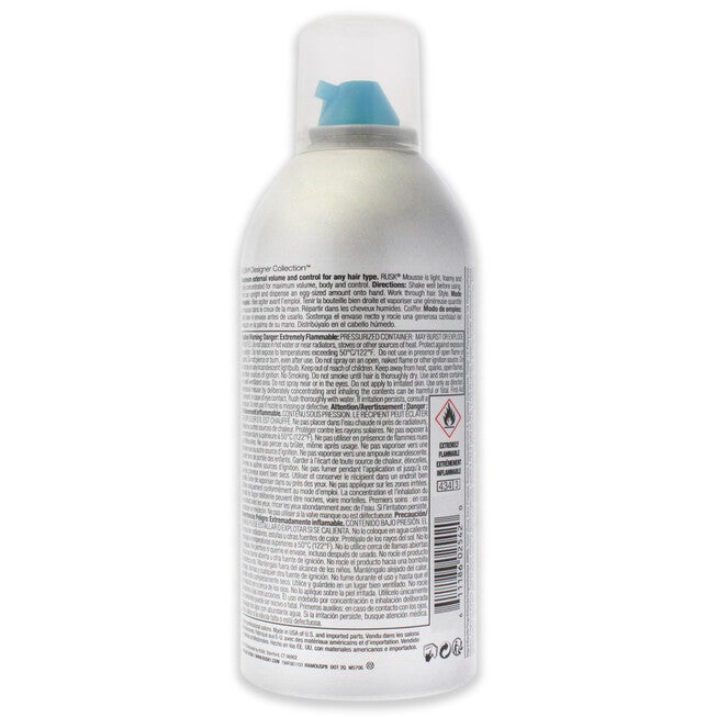 Maximum Volume and Control Mousse by Rusk for Unisex - 8.8 oz Mousse, , alternate image number 3