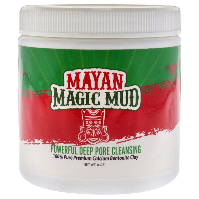 Powerful Deep Pore Cleansing Calcium Bentonite Clay by Mayan Magic Mud for Unisex - 8 oz Cleanser, NA, hi-res image number null