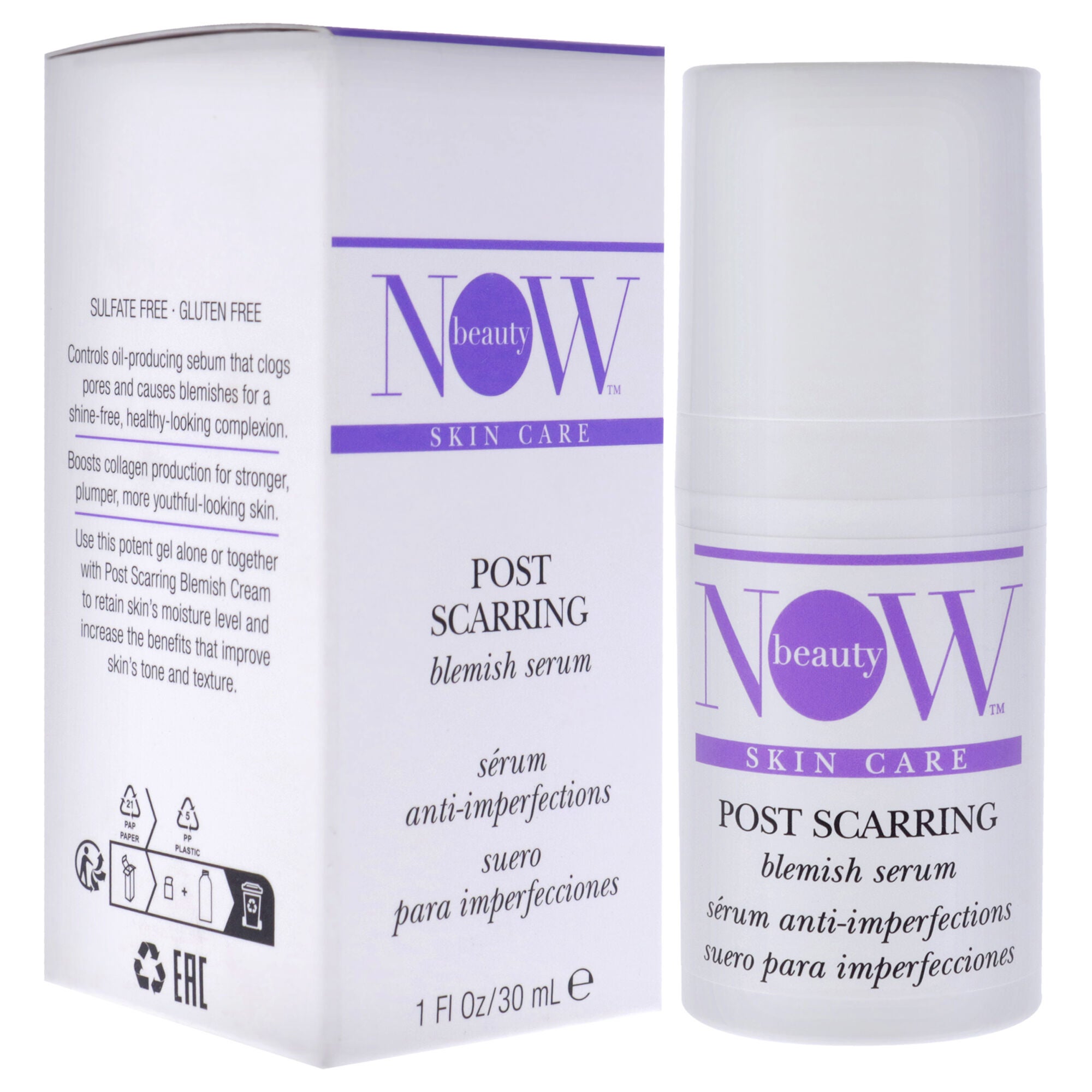 Post Scarring Blemish Serum by NOW Beauty for Unisex - 1 oz Serum, , alternate image number 6