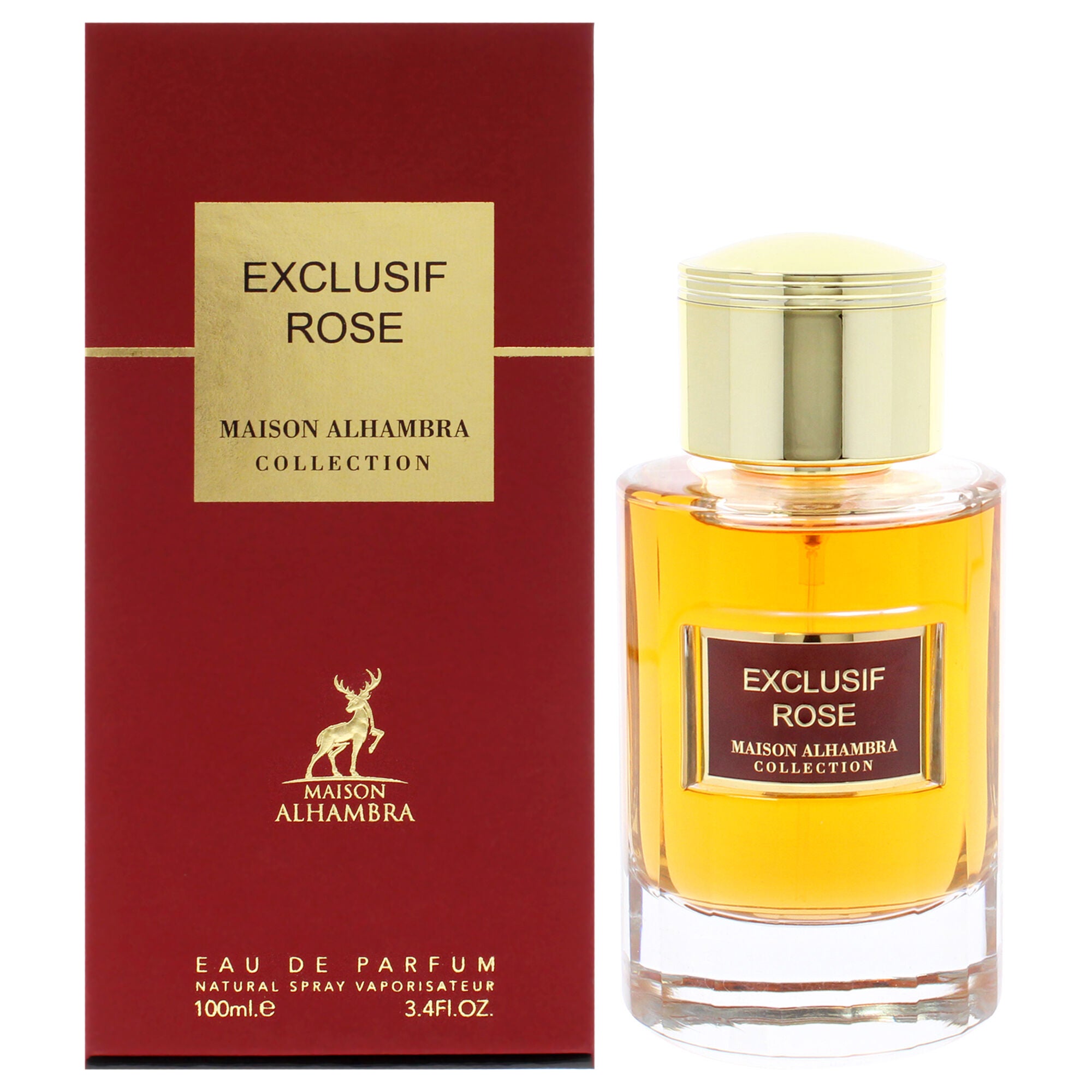 Exclusif - Rose by Maison Alhambra for Women - 3.4 oz EDP Spray, Clear, hi-res image number 0