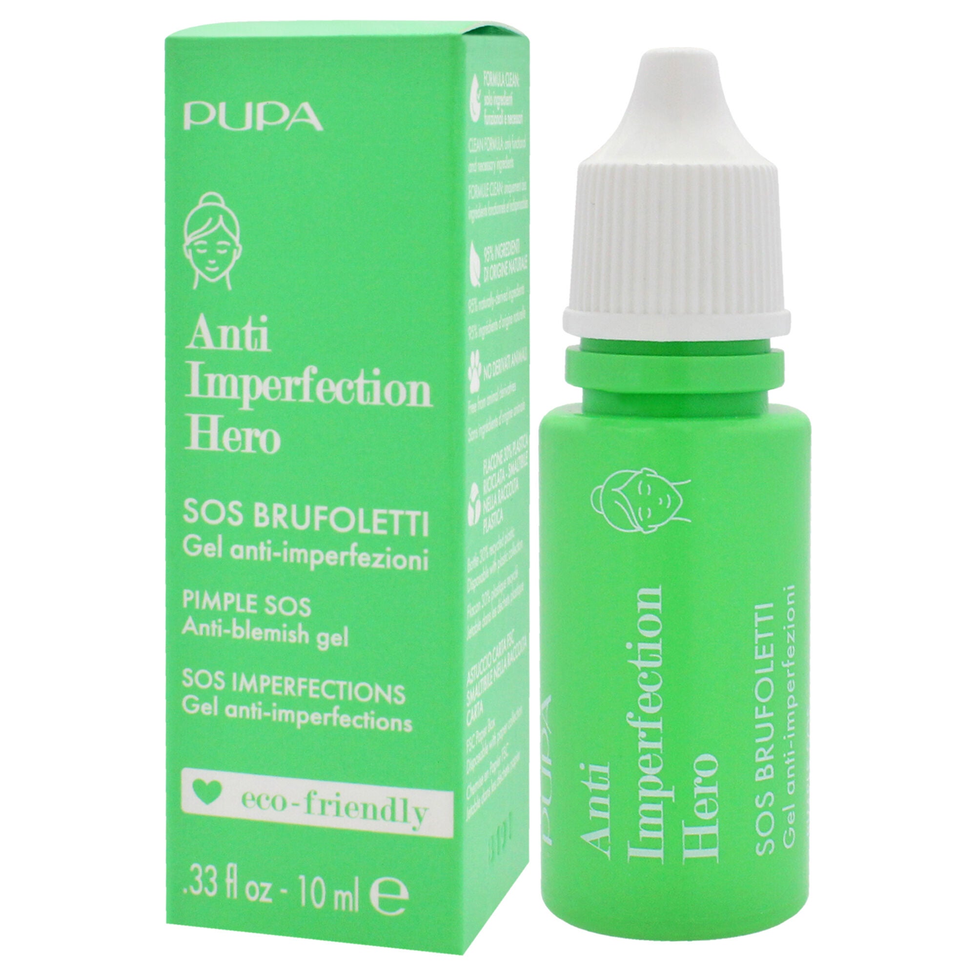 Anti Imperfection Hero Pimple Sos by Pupa Milano for Women - 0.33 oz Gel, See Description, alternate image number 3
