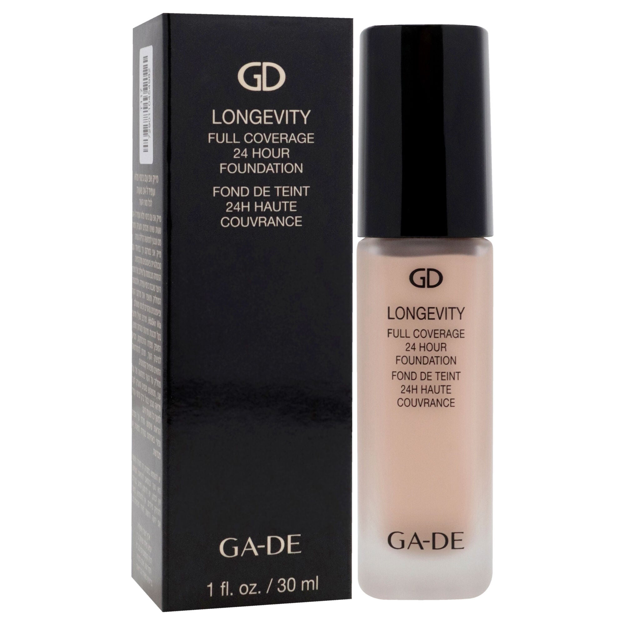 Longevity Full Coverage 24Hr Foundation - 550 Fair Neutral by GA-DE for Women - 1 oz Foundation, , alternate image number 6