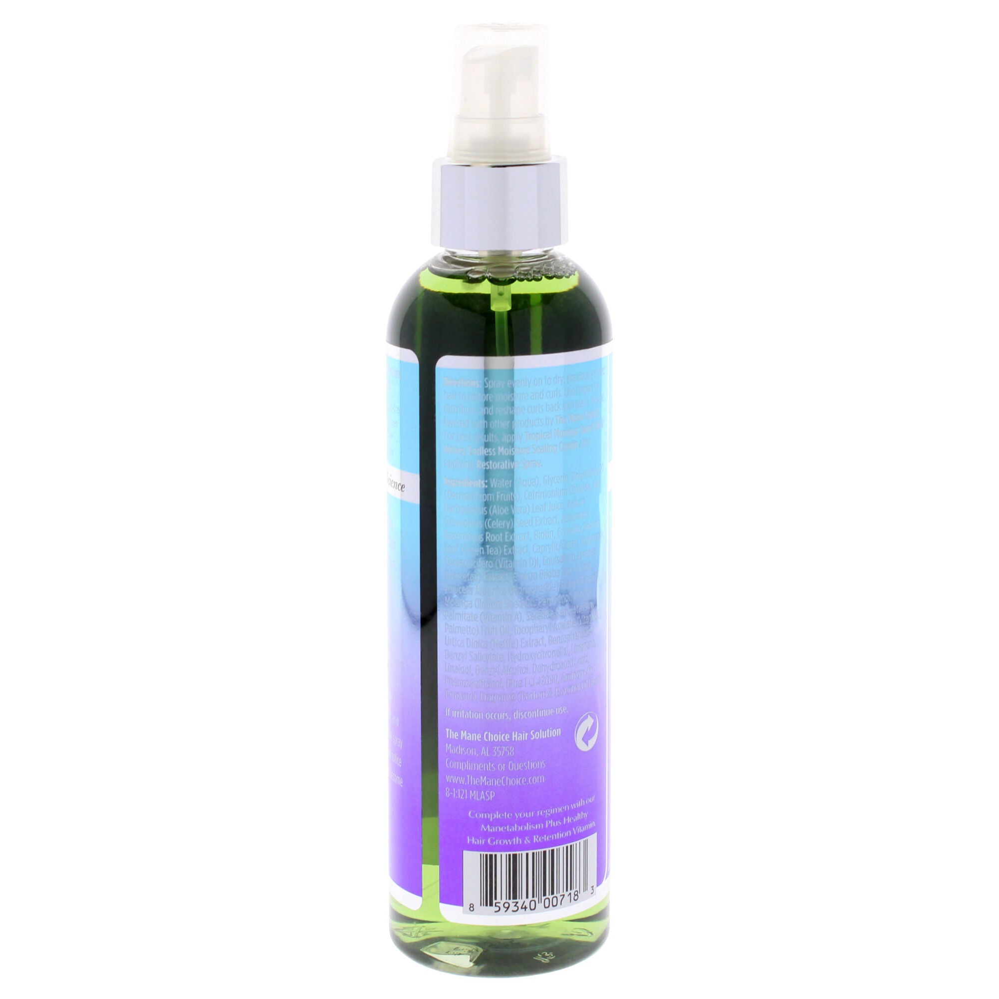 Tropical Moringa Restorative Spray by Mane Choice for Unisex - 8 oz Spray, See Description, alternate image number 1