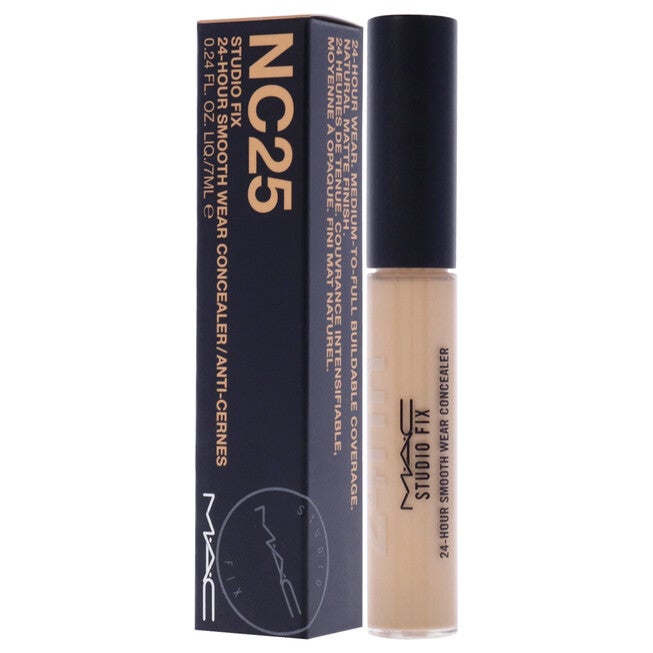 Studio Fix 24 Hour Smooth Wear Concealer - NC25 by MAC for Women - 0.24 oz Concealer, NA, alternate image number null