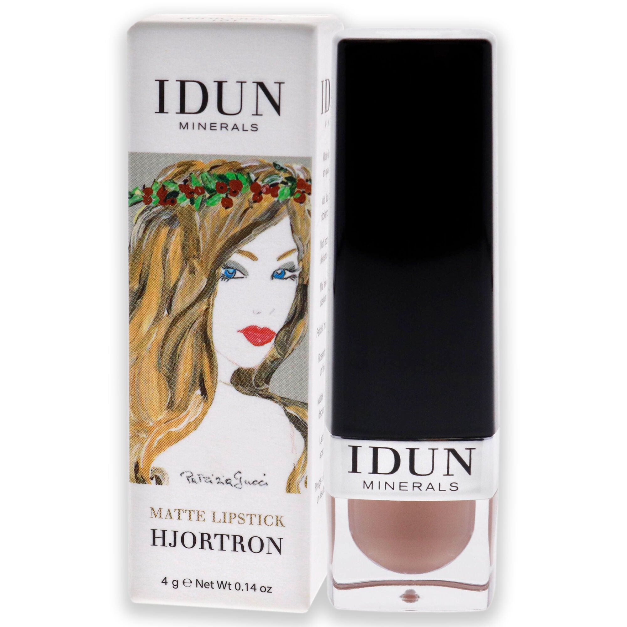 Matte Lipstick - 101 Hjortron by Idun Minerals for Women - 0.14 oz Lipstick, , alternate image number 7