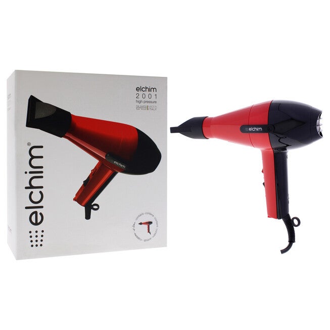 2001 Classic Hair Dryer - Red-Black by Elchim for Women - 1 Pc Hair Dryer, See Description, alternate image number null