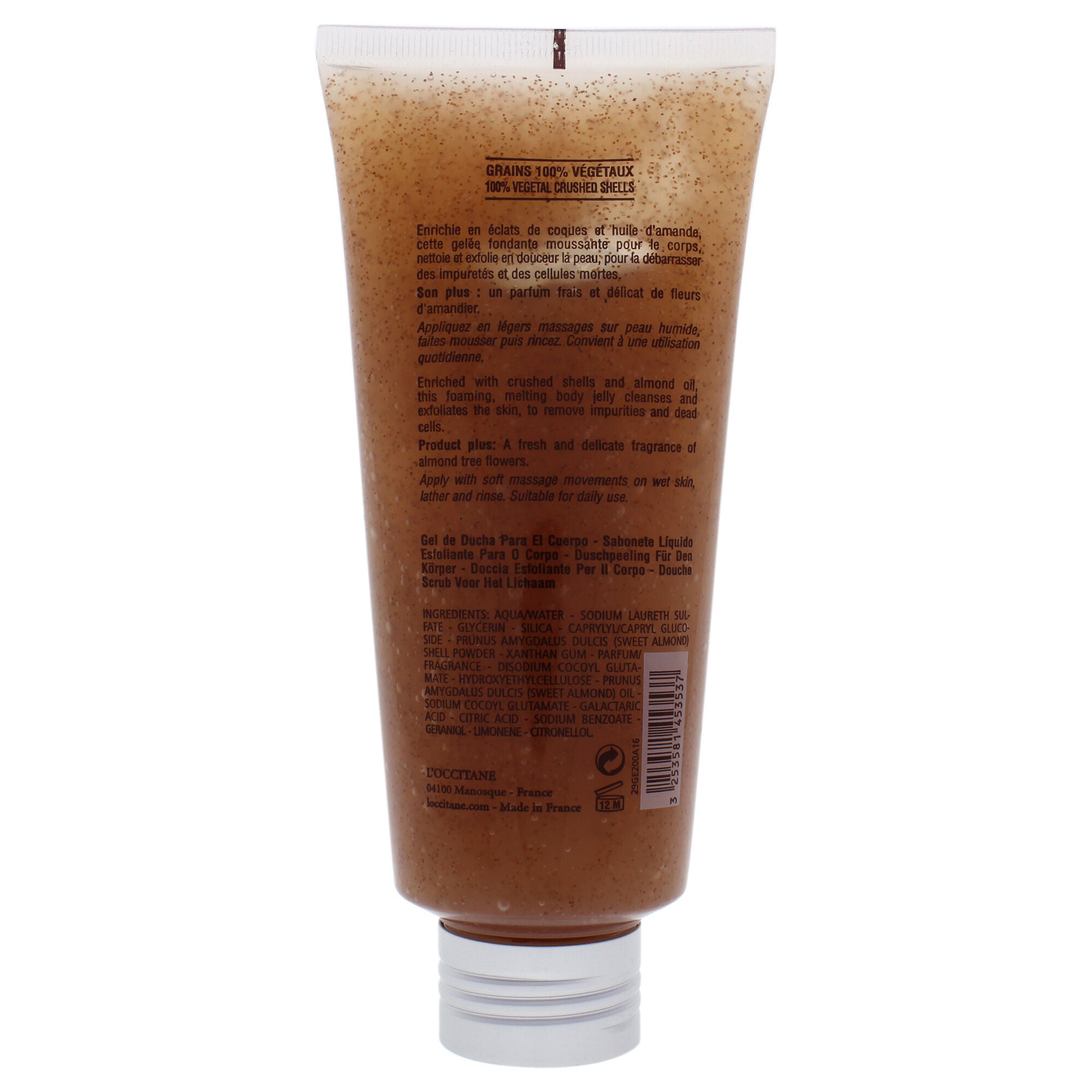 Almond Shower Scrub by LOccitane for Unisex - 6.7 oz Scrub, , alternate image number 3