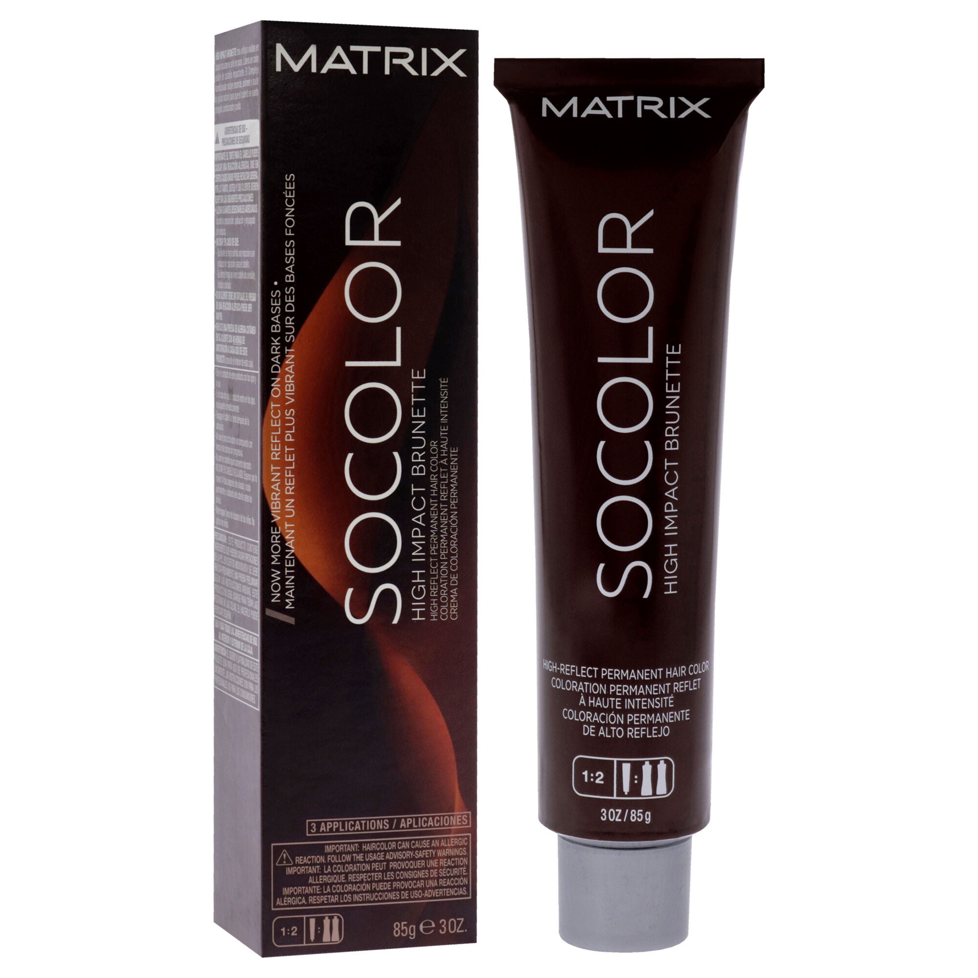 Socolor High Impact Brunette Color - GG33 Gold Gold by Matrix for Unisex - 3 oz Hair Color, See Description, alternate image number 1