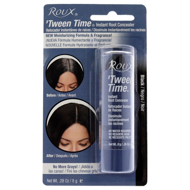 Tween Time Instant Root Concealer Stick - Black by Roux for Unisex - 0.28 oz Concealer, NA, hi-res image number null