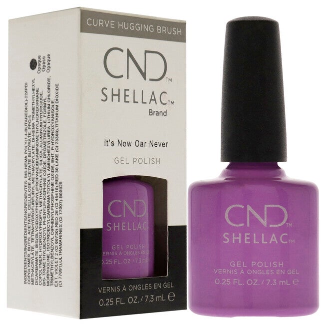 Shellac Nail Color - Its Now Oar Nvr by CND for Women - 0.25 oz Nail Polish, NA, alternate image number null