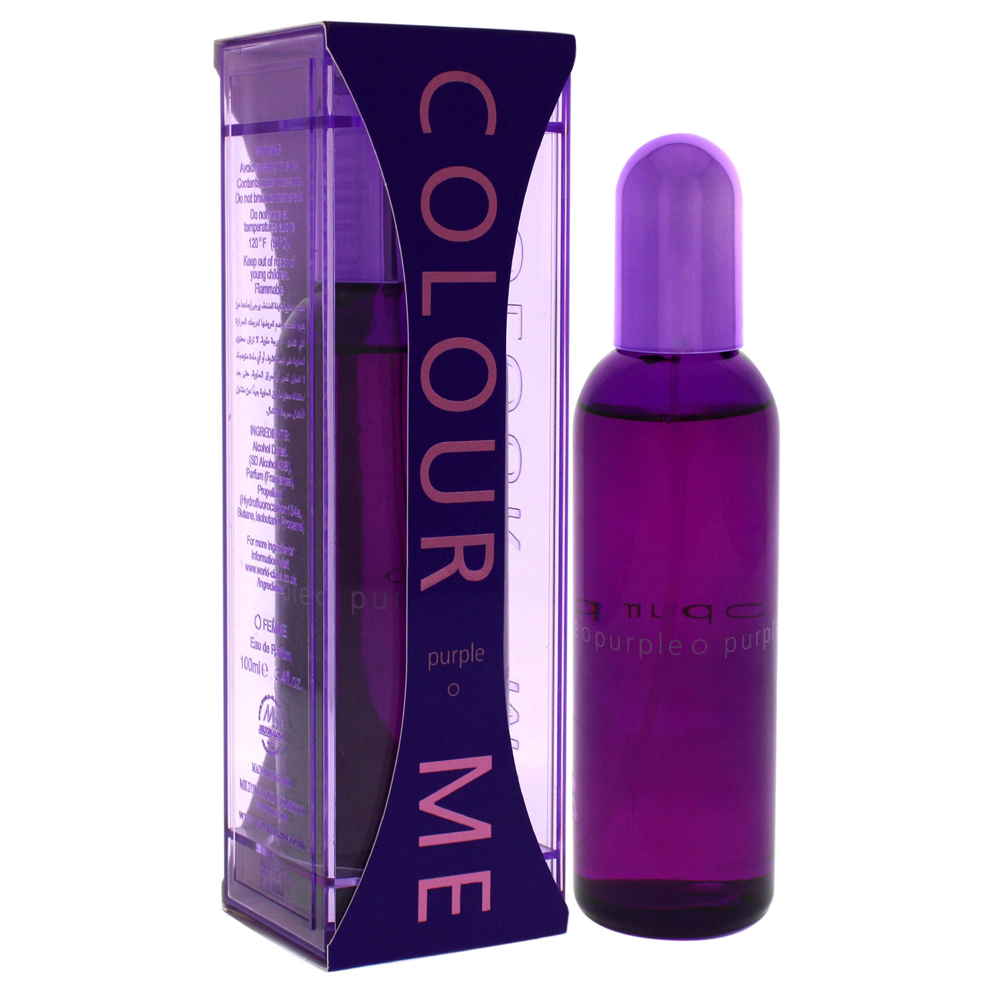 Colour Me Purple by Milton-Lloyd for Women - 3.4 oz EDP Spray, See Description, alternate image number 1