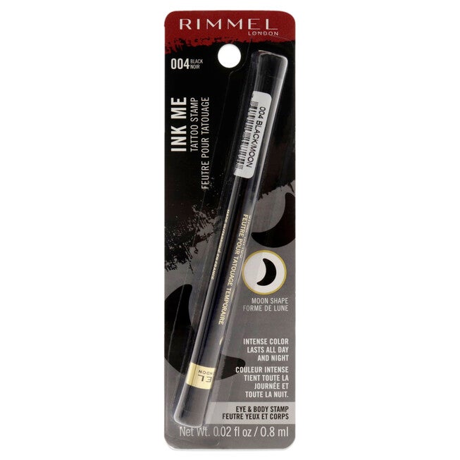 Ink Me Tatto Stamp Eyes and Body - 004 Black Moon Shape by Rimmel London for Women - 0.02 oz Eyeliner, , alternate image number null