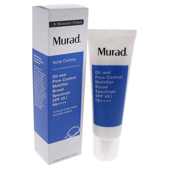 Oil and Pore Control Mattifier Broad Spectrum SPF 45 by Murad for Unisex - 1.7 oz Treatment, NA, alternate image number null