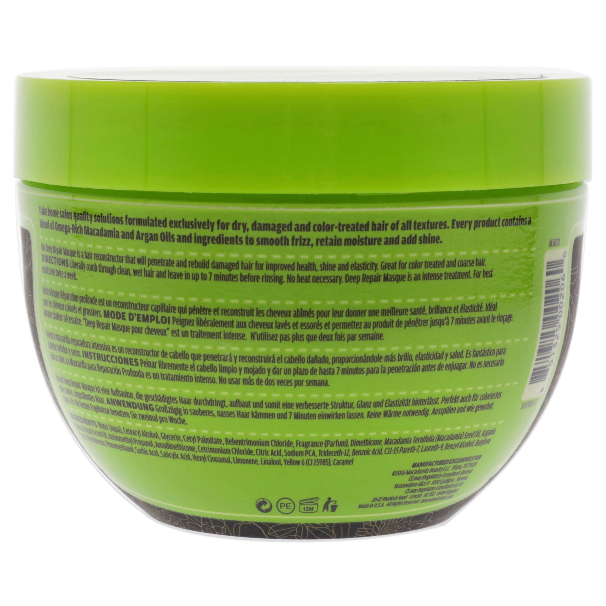 Deep Repair Masque by Macadamia Oil for Unisex - 8 oz Masque, , alternate image number 3