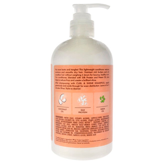 Coconut Hibiscus Curl and Shine Conditioner by Shea Moisture for Unisex - 13 oz Conditioner, , alternate image number null
