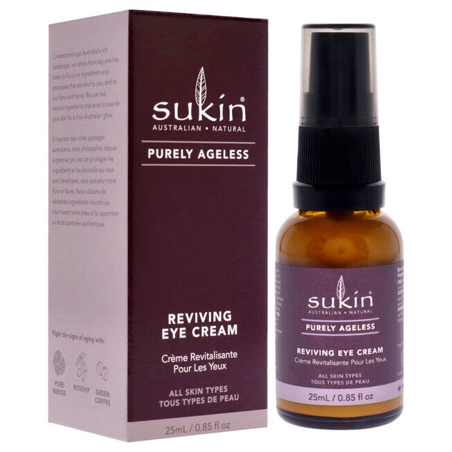 Purely Ageless Reviving Eye Cream by Sukin for Women - 0.85 oz Cream, , alternate image number null
