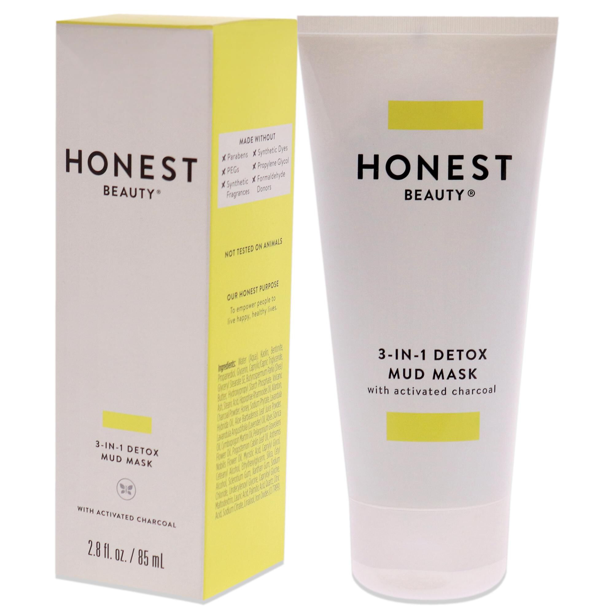 3-In-1 Detox Mud Mask by Honest for Women - 2.8 oz Mask, , alternate image number 8