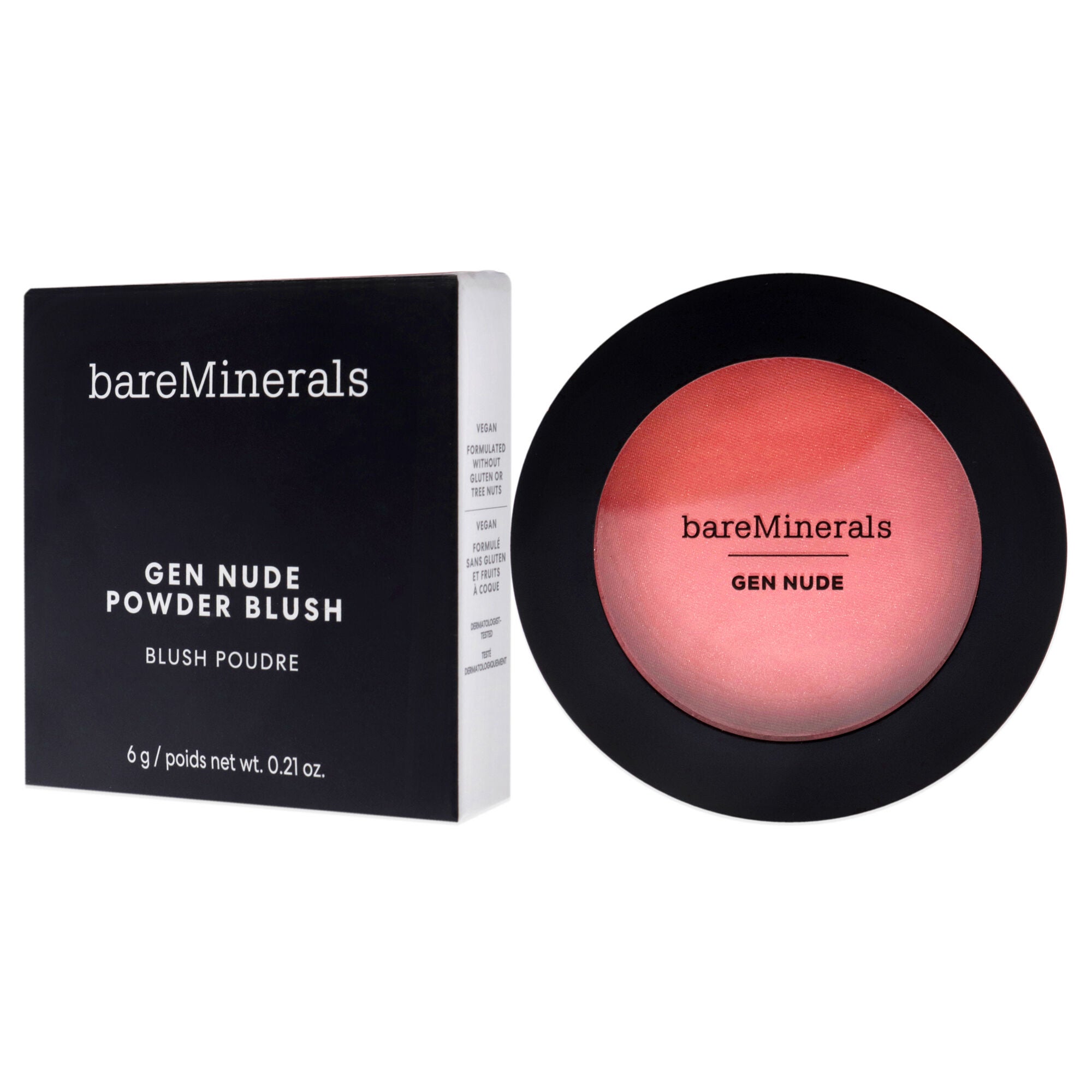 Gen Nude Powder Blush - Peachy Keen by bareMinerals for Women - 0.21 oz Blush, , alternate image number 8