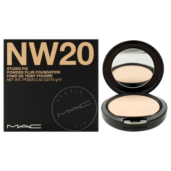 Studio Fix Powder Plus Foundation - NW20 by MAC for Women - 0.52 oz Foundation, NA, hi-res image number null