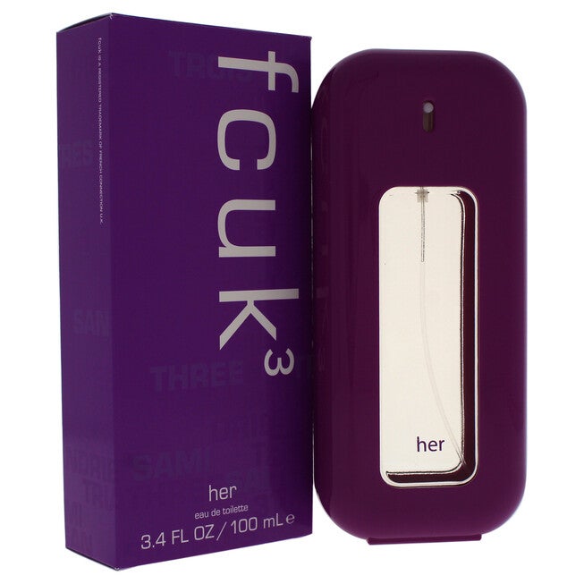 fcuk 3 by French Connection UK for Women - 3.4 oz EDT Spray, , alternate image number null