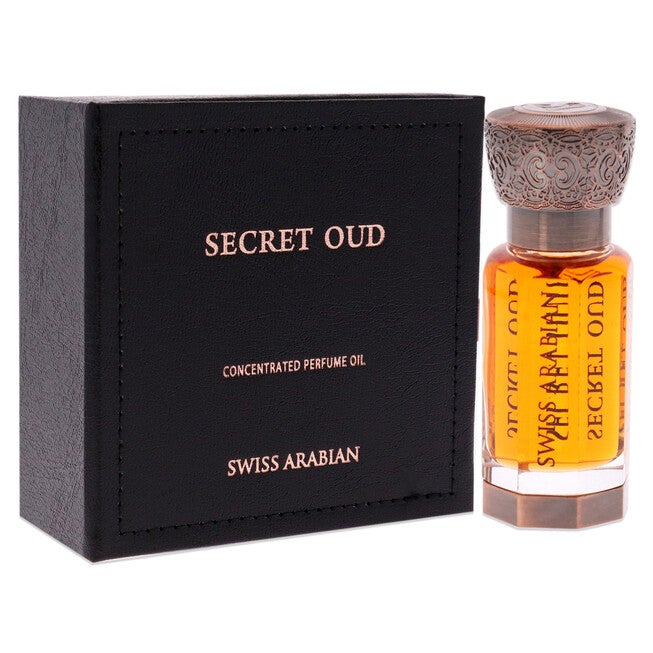 Secret Oud by Swiss Arabian for Unisex - 0.4 oz Parfum Oil, NA, alternate image number null