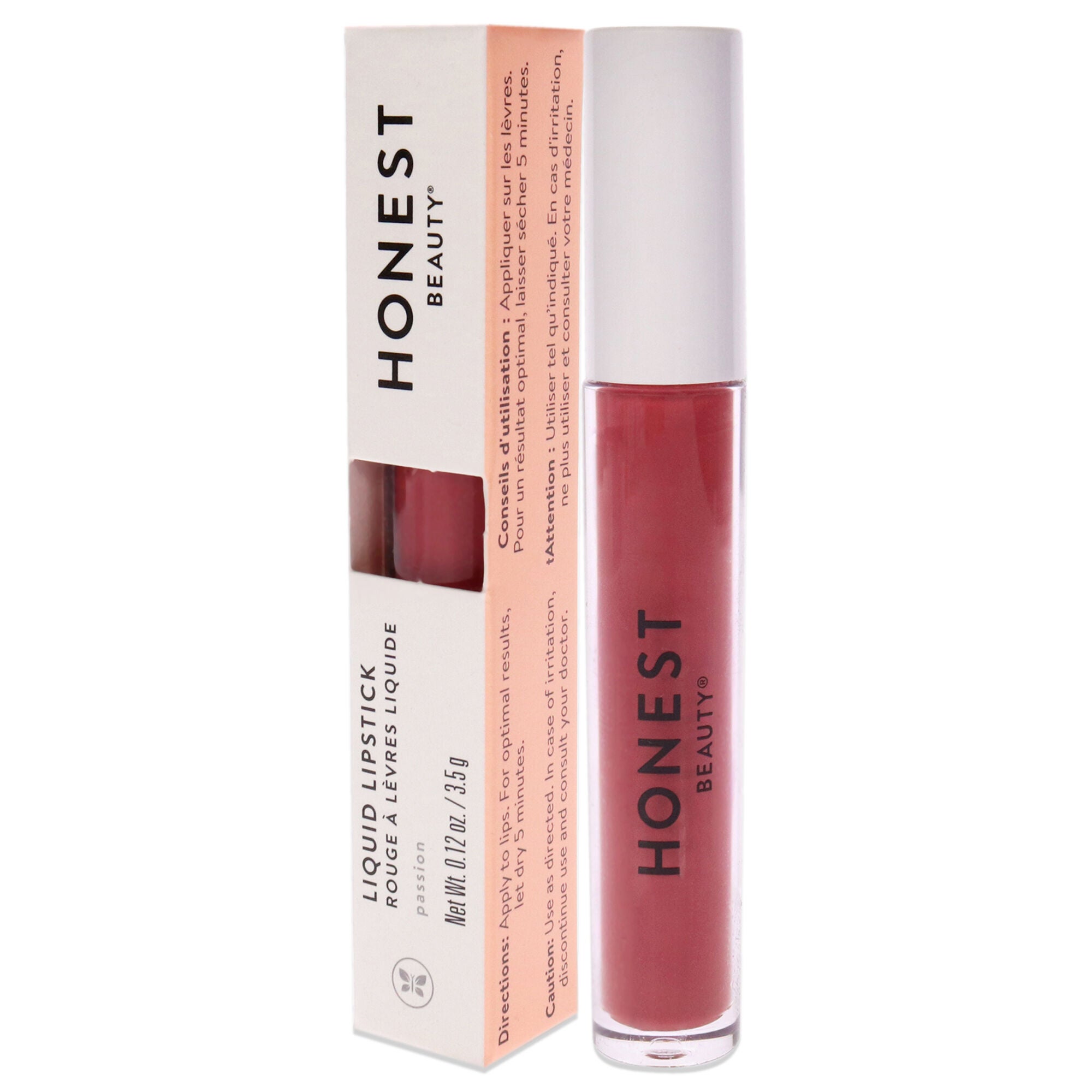 Liquid Lipstick - Passion by Honest for Women - 0.12 oz Lipstick, , alternate image number 7
