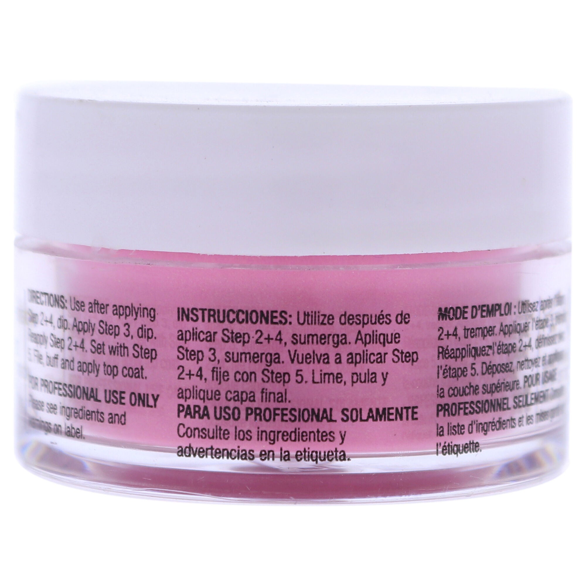 Pro Powder Polish Nail Colour Dip System - Bright Pink with Gold Mica by Cuccio Colour for Women - 0.5 oz Nail Powder, See Description, alternate image number 2