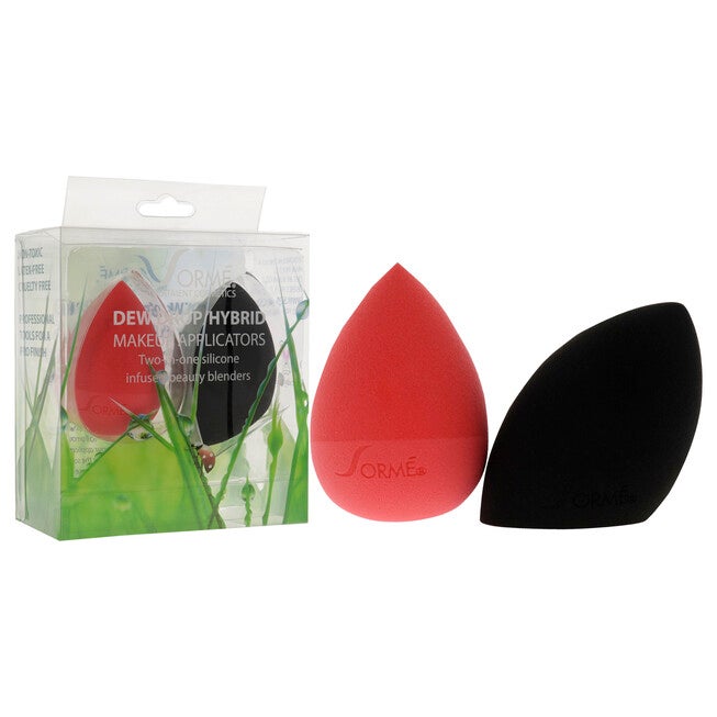 Dew Drop Hybrid Silicone Infused Blender by Sorme Cosmetics for Women - 2 Pc Sponge, NA, alternate image number null